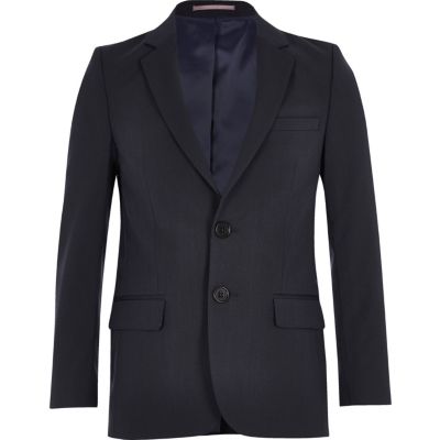 Boys navy blue suit jacket